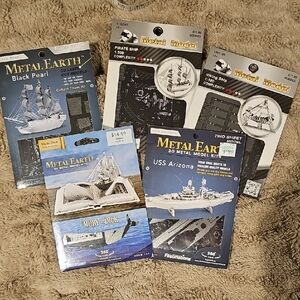 Metal Earth 3D Model Kits Collection